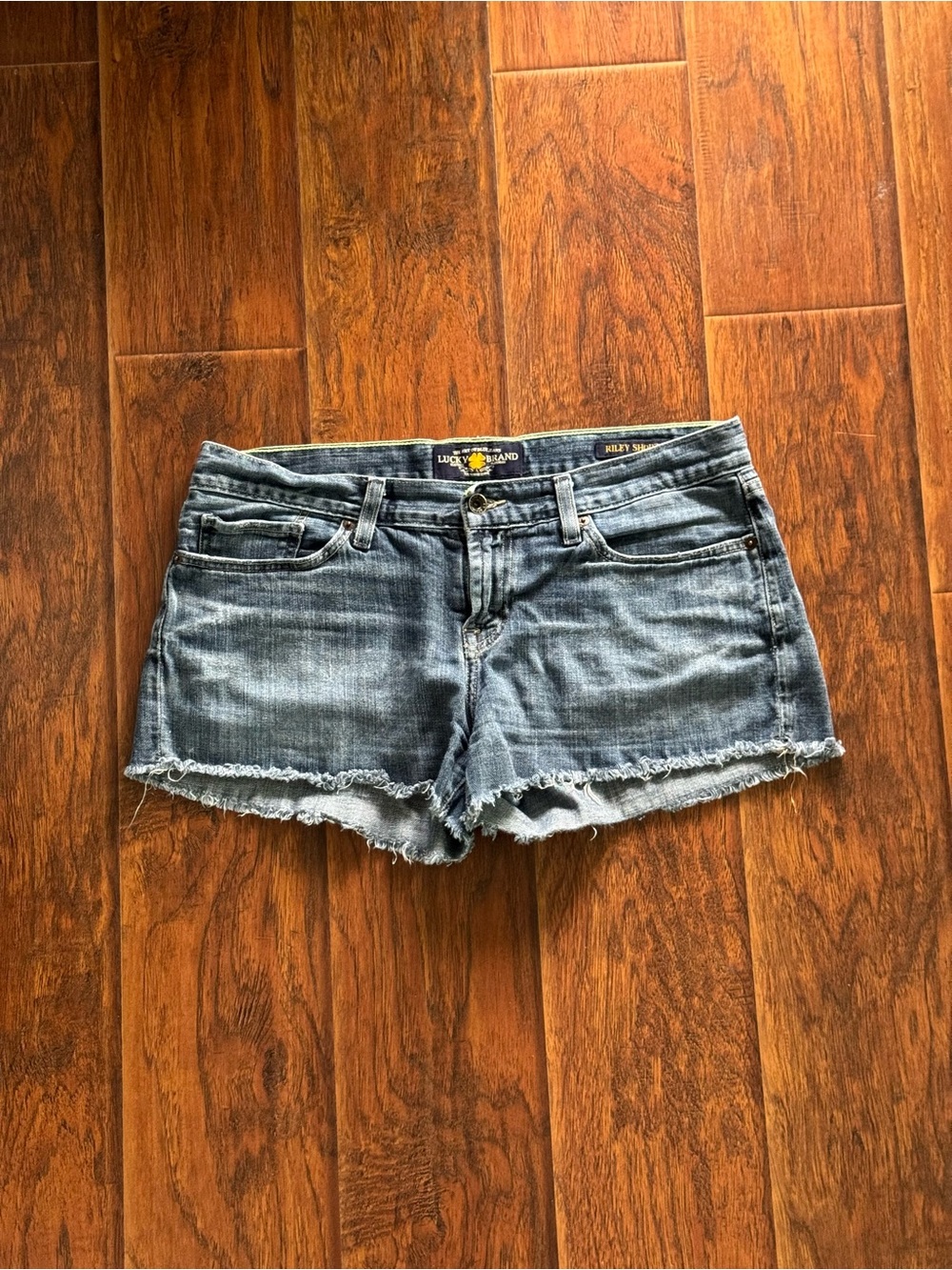 Lucky Brand Light Blue Cutoff Denim Shorts